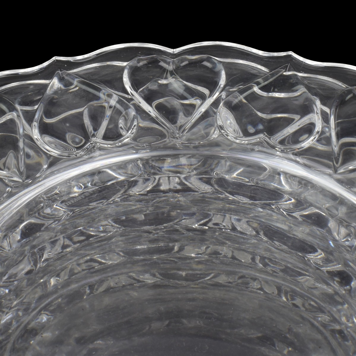 Tiffany & Co "Hearts" Crystal Glass Ware