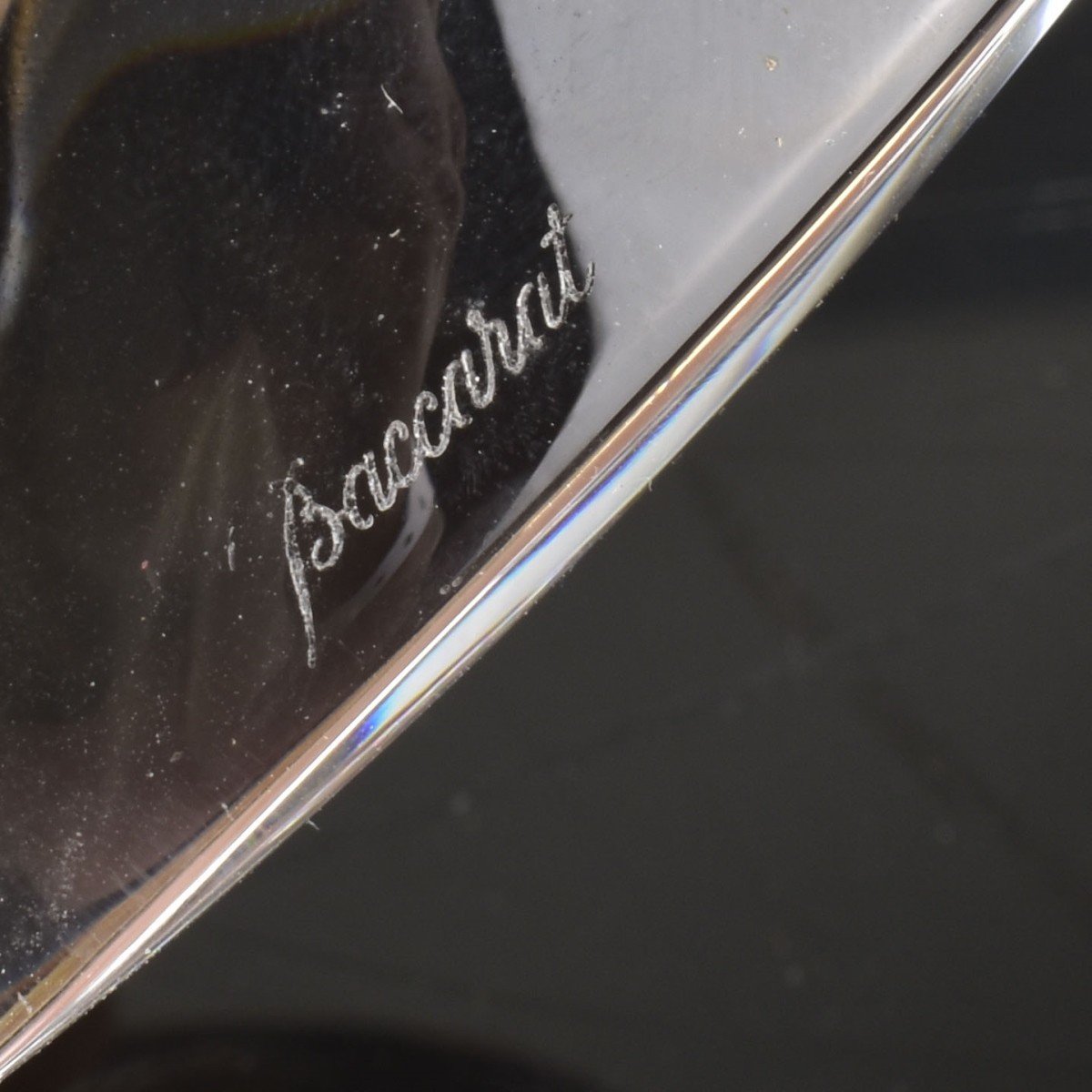 Baccarat Heart Shaped Paper Weight