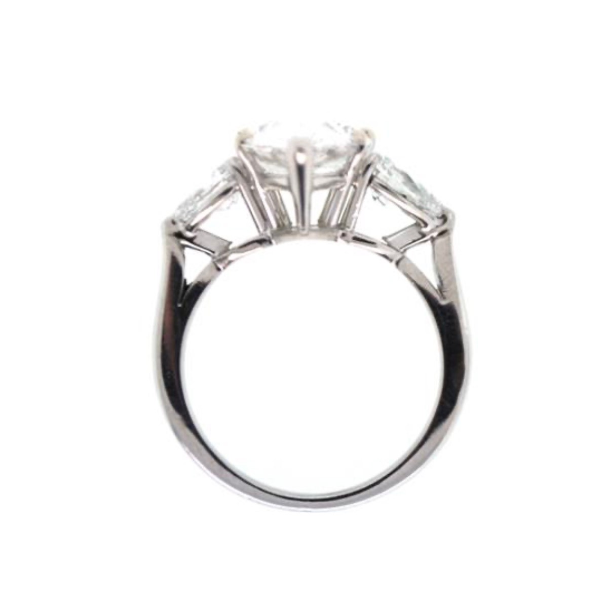 GIA Diamond and Platinum Ring