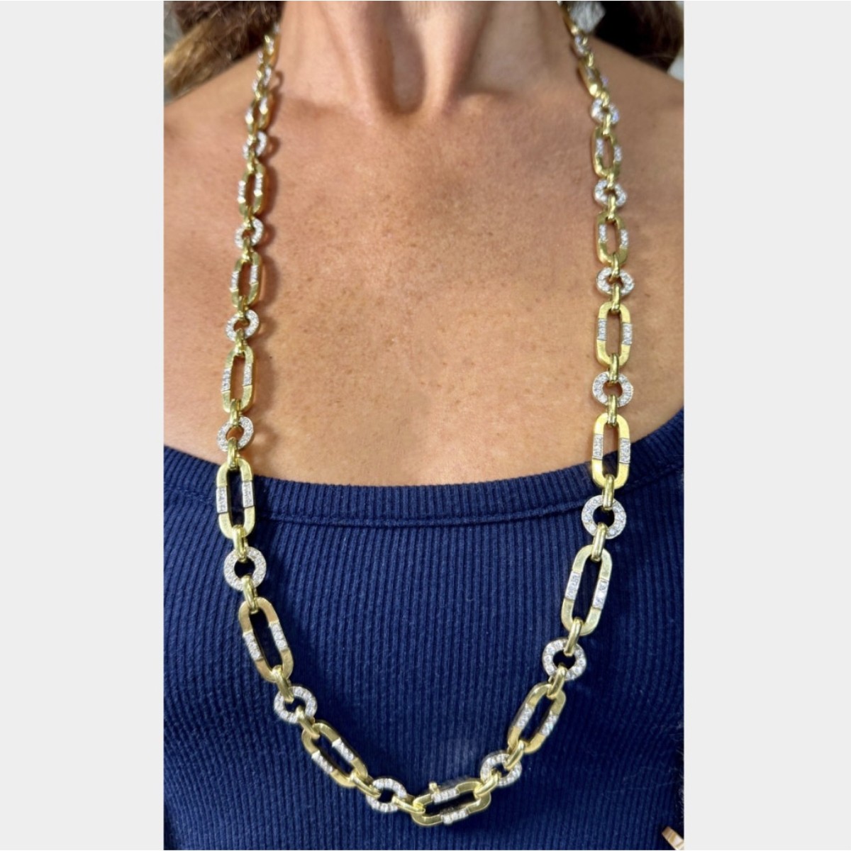 Diamond and 18K Necklace