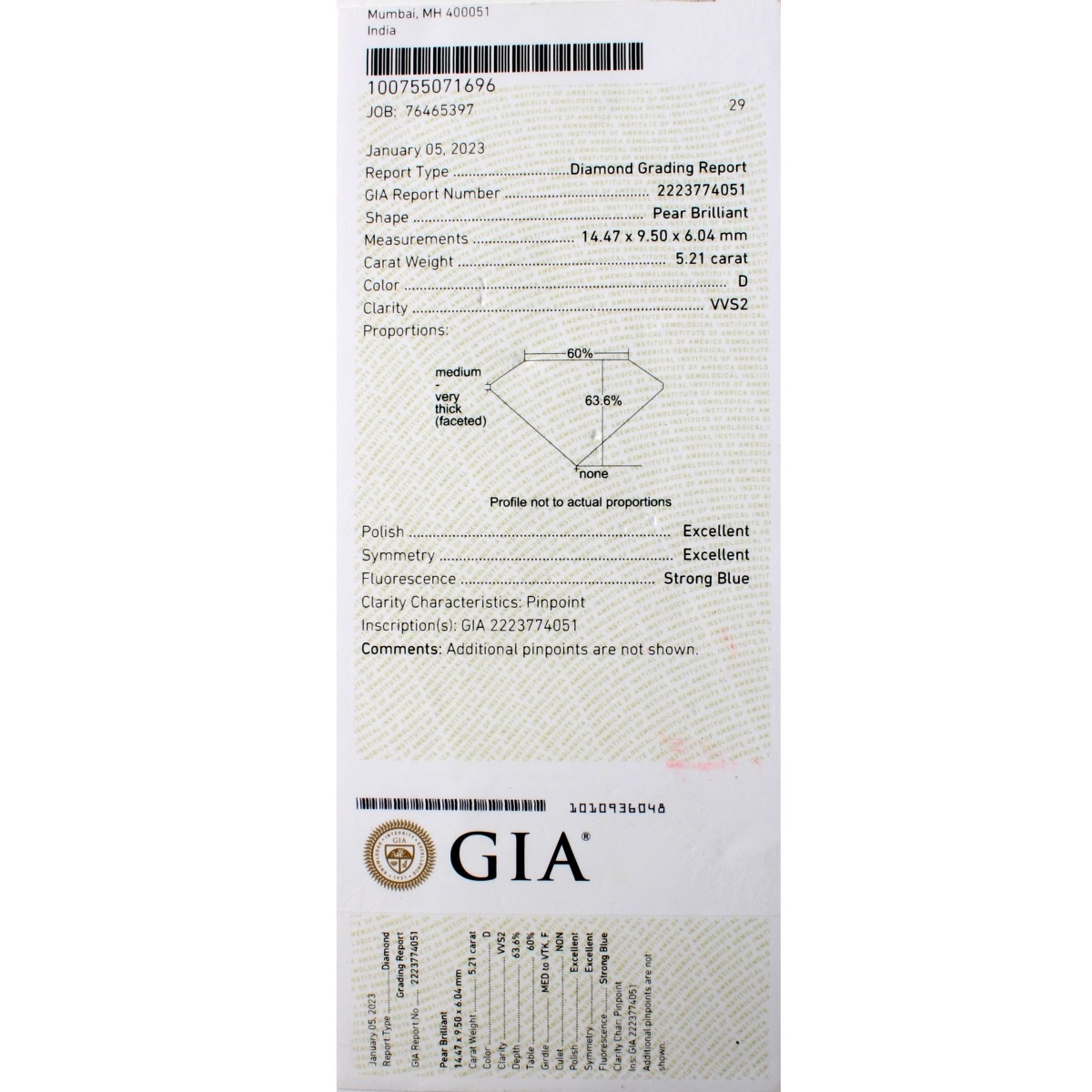 GIA Diamond and 18K Ring