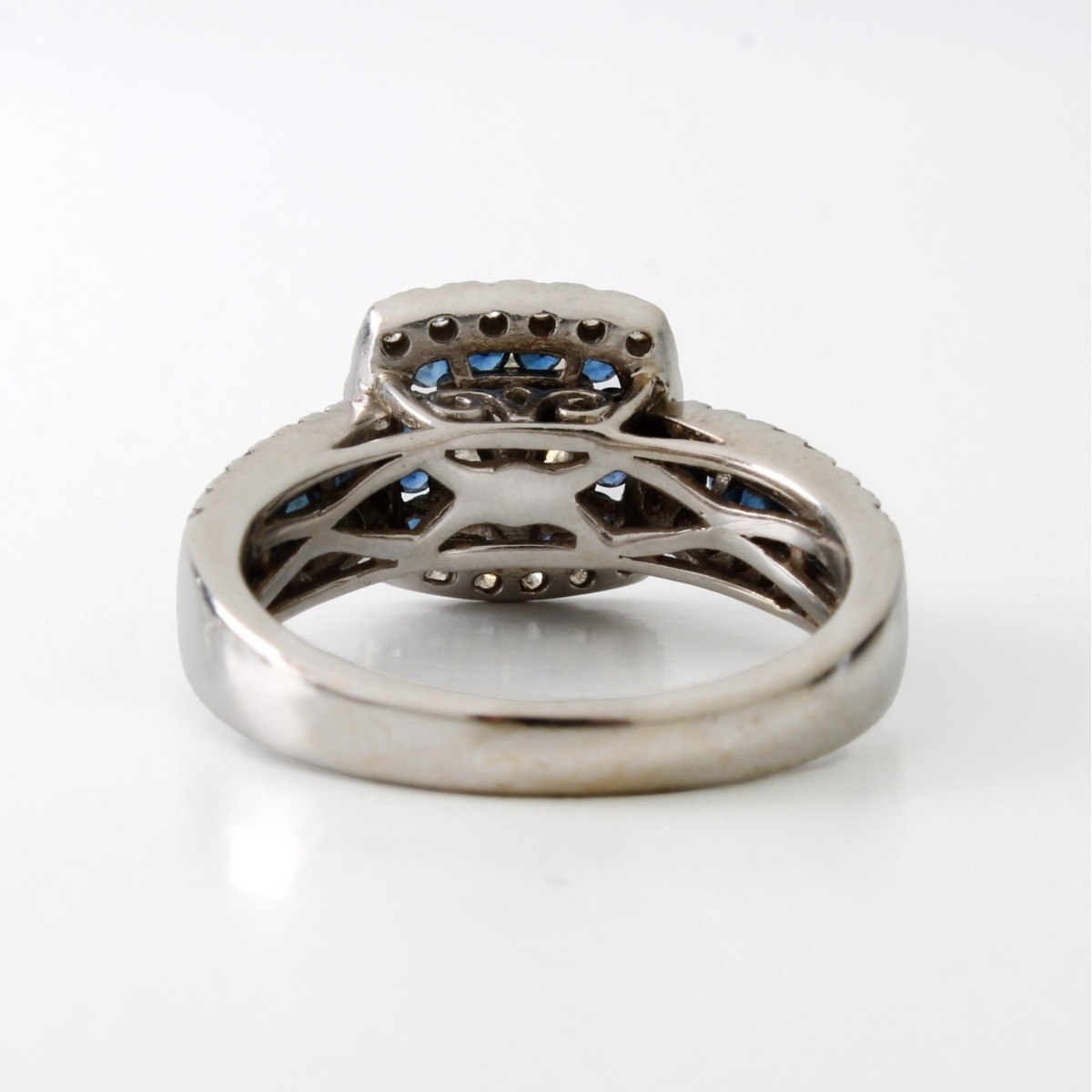Diamond, Sapphire and 14K Ring