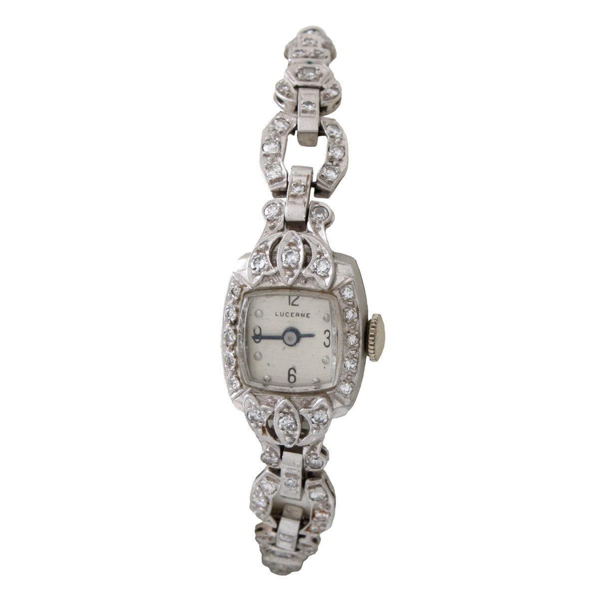 Lucerne Diamond and Platinum Watch