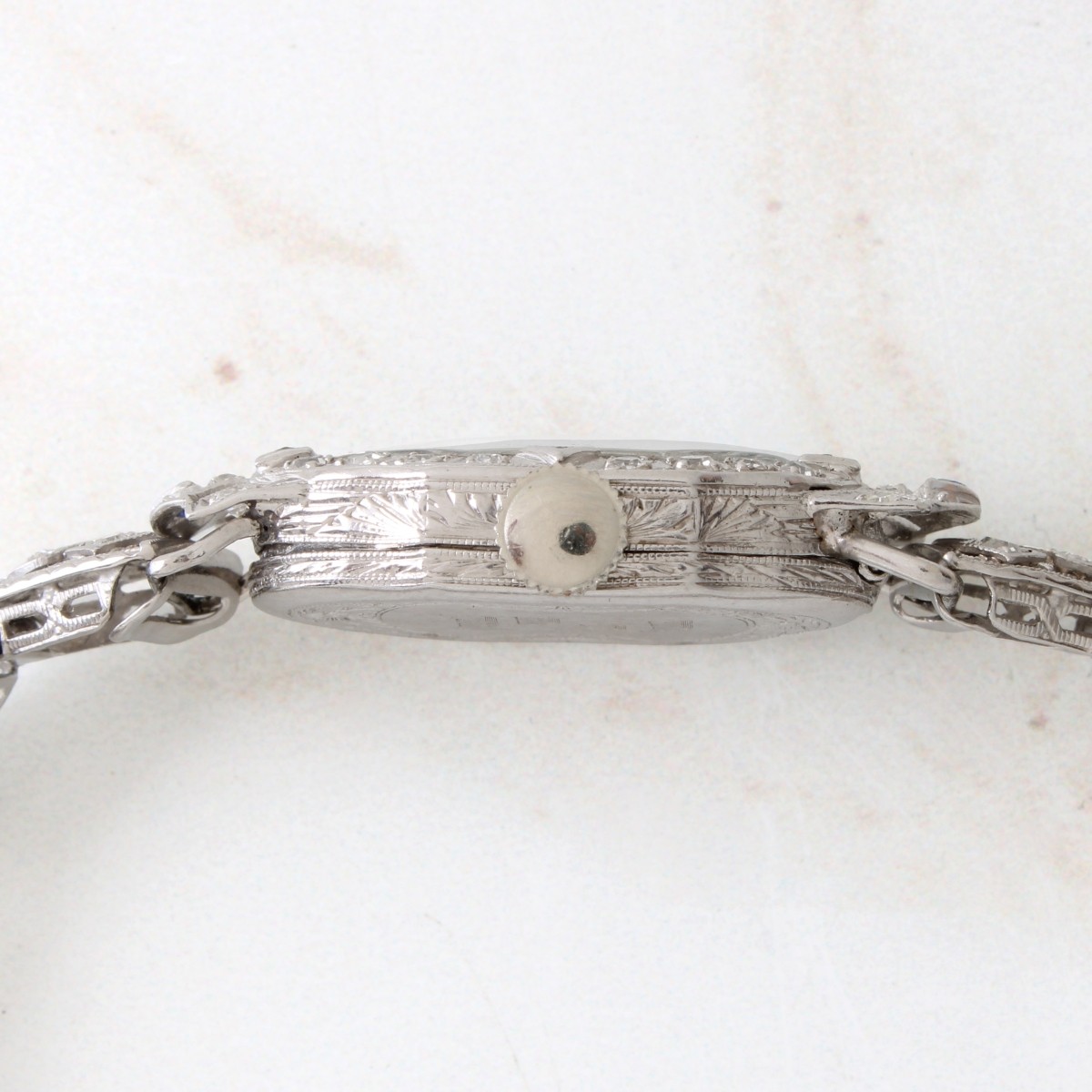 Nastrix Diamond Sapphire & Platinum Watch