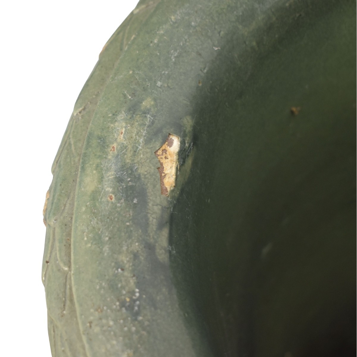 Antique Terra Cotta Umbrella Stand