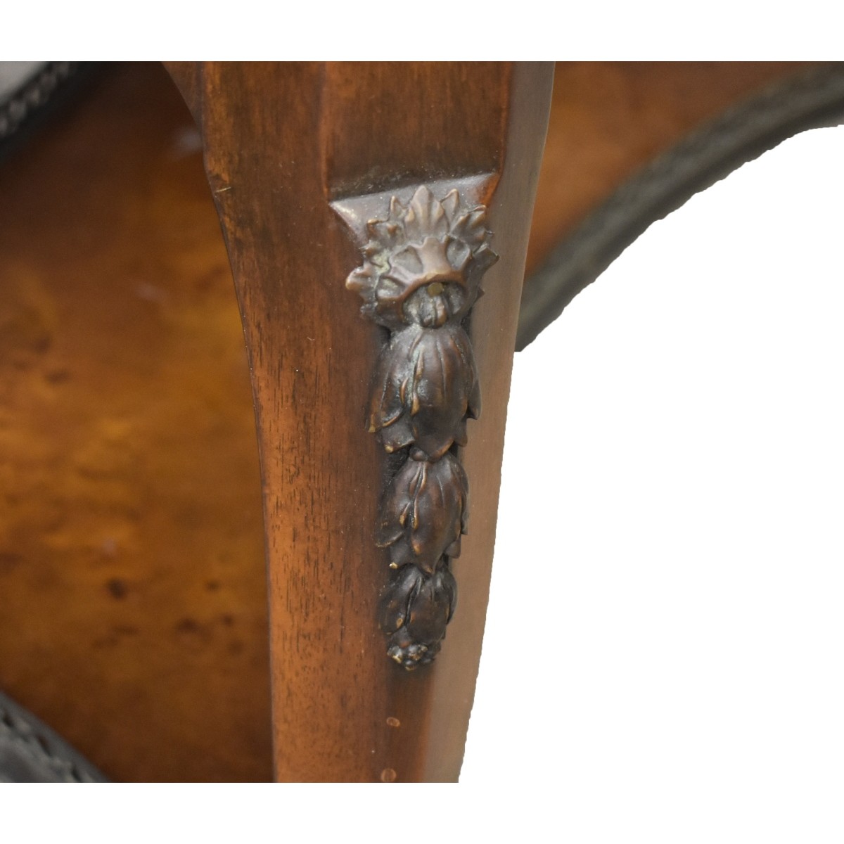 Burl Wood Gallery Table