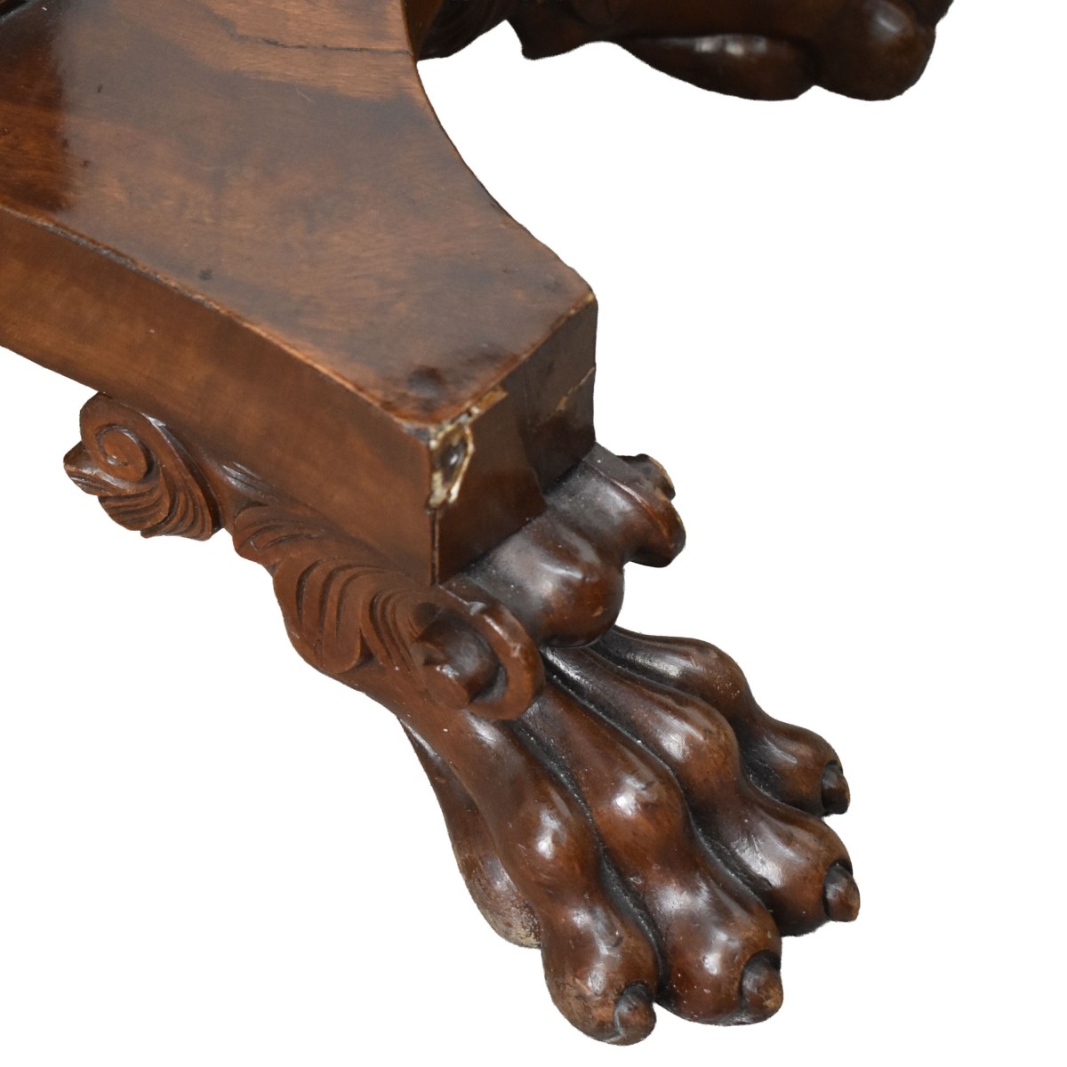 American Federal Mahogany Game Table