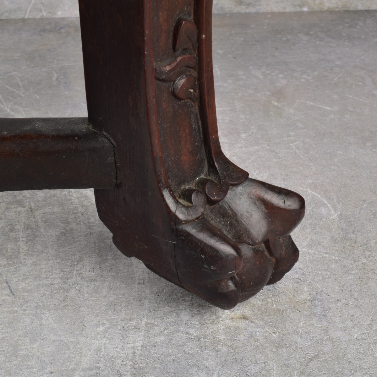 Asian Marble Top Plant Stand