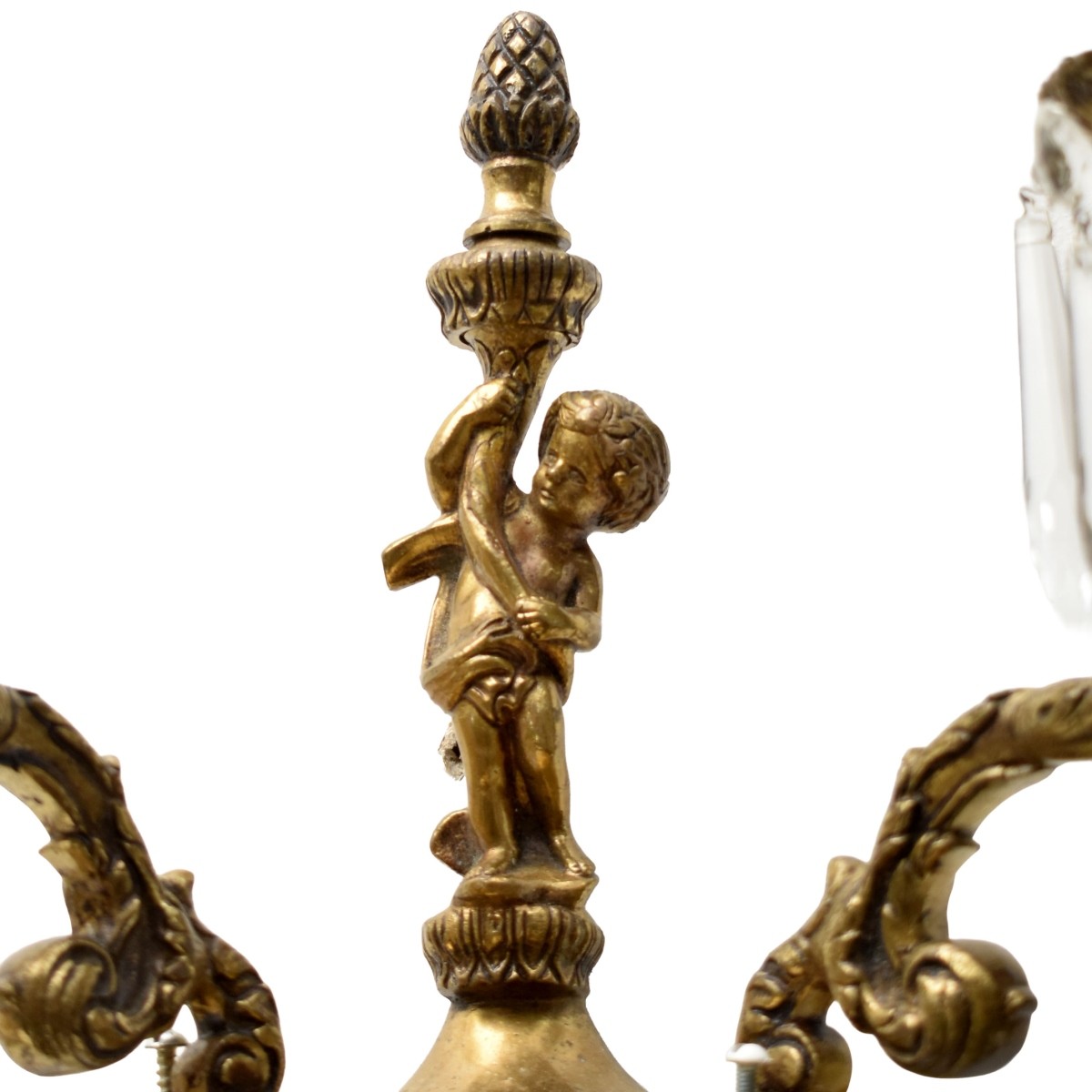 Gilt Brass Wall Sconces