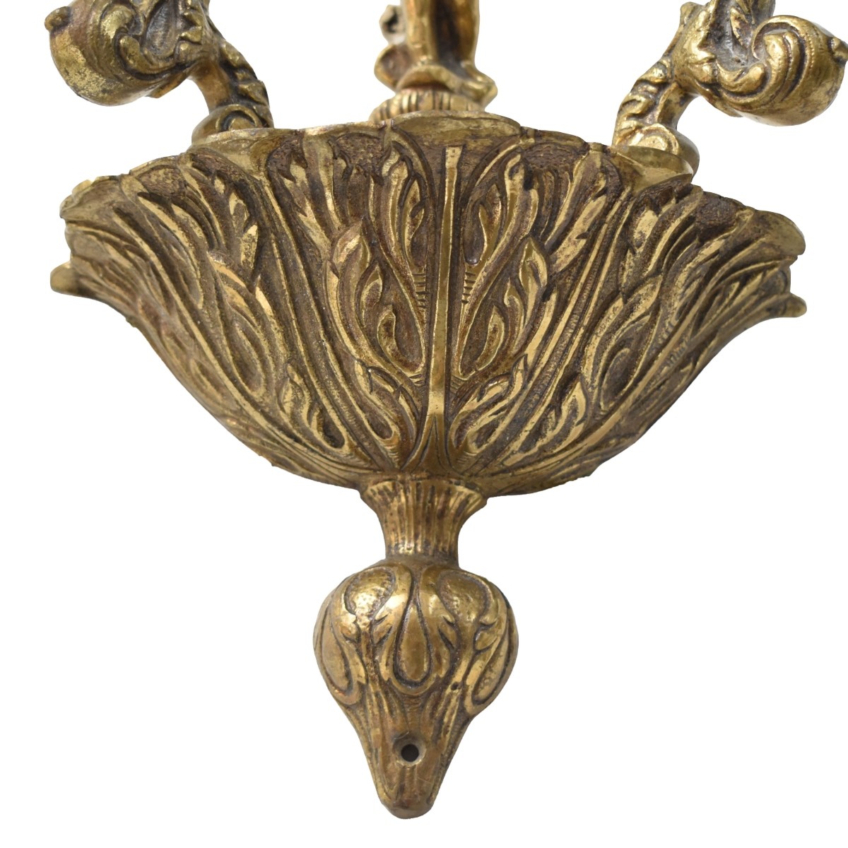 Gilt Brass Wall Sconces