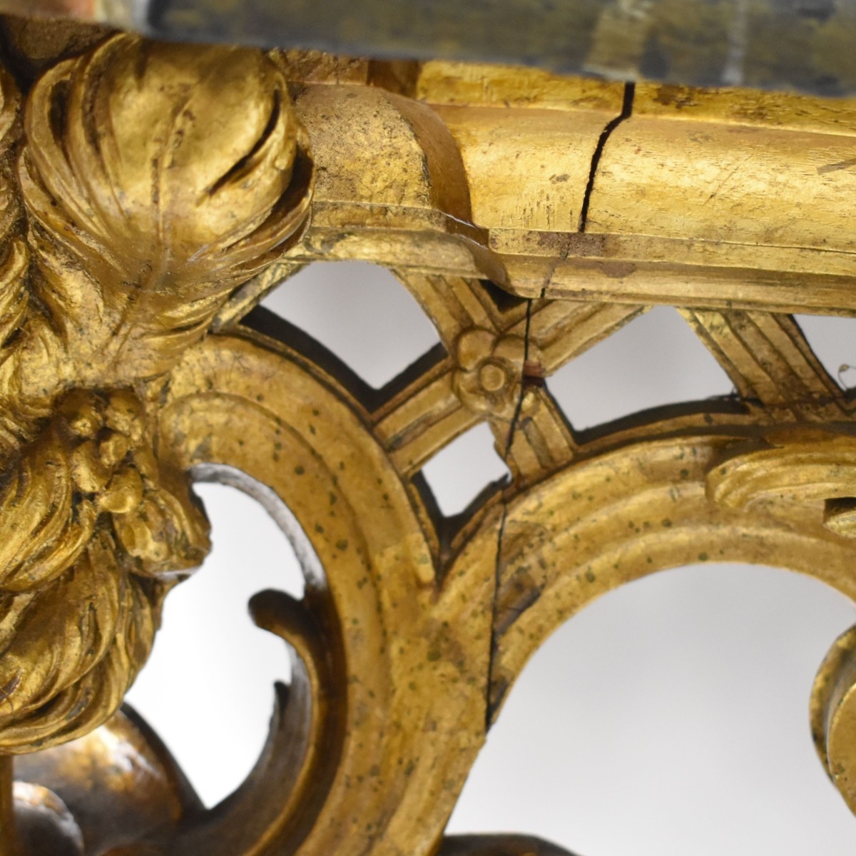 Late 19th Century Gilt Wood Console