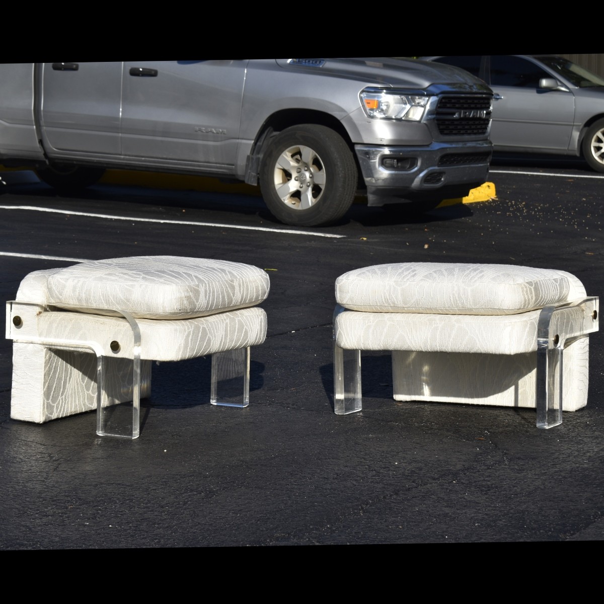 Vladimir Kagan Lucite Chairs