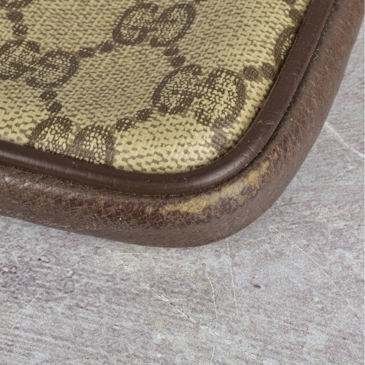 Gucci GG Coated Canvas Zip Pouch