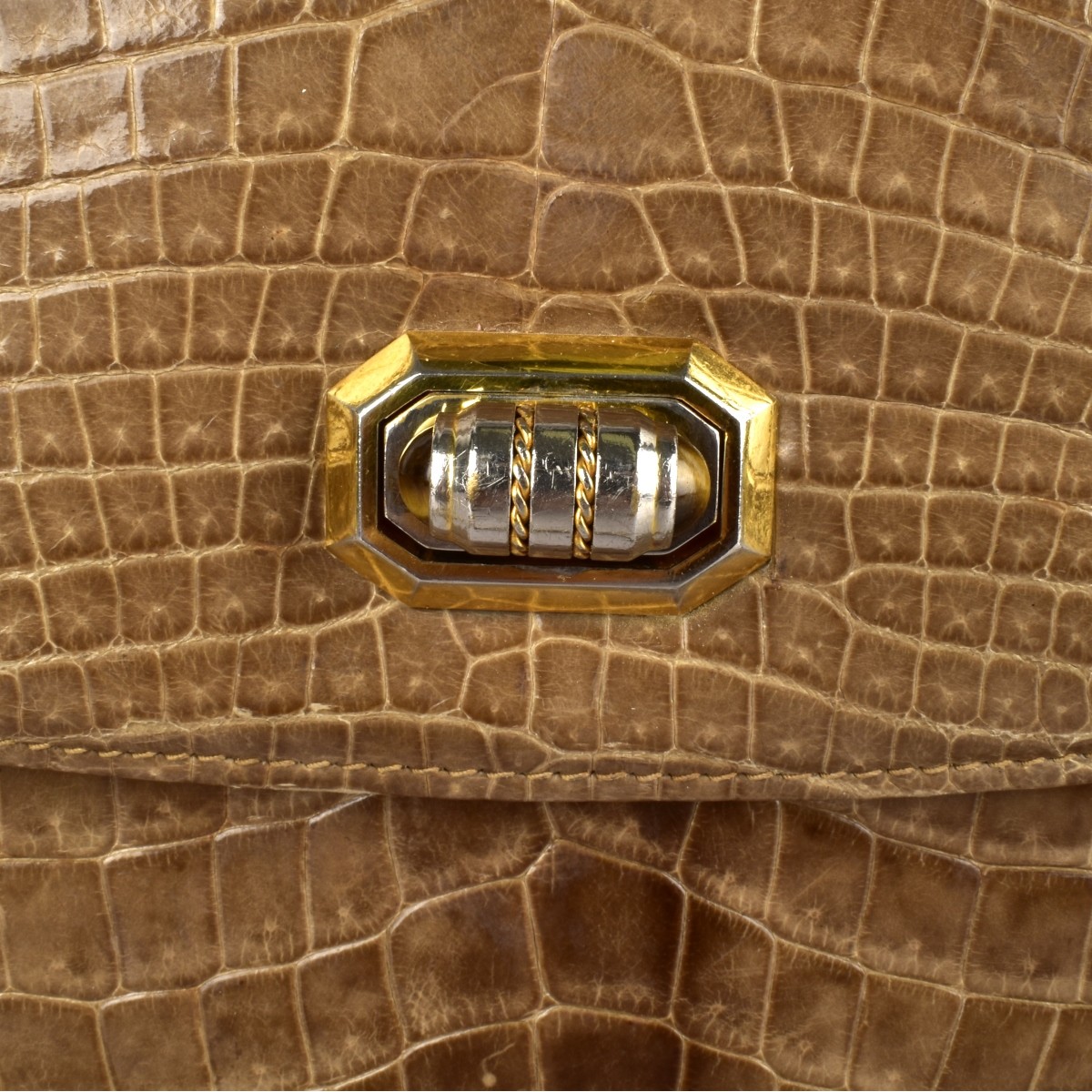 Vintage Gucci Crocodile Flap Purse