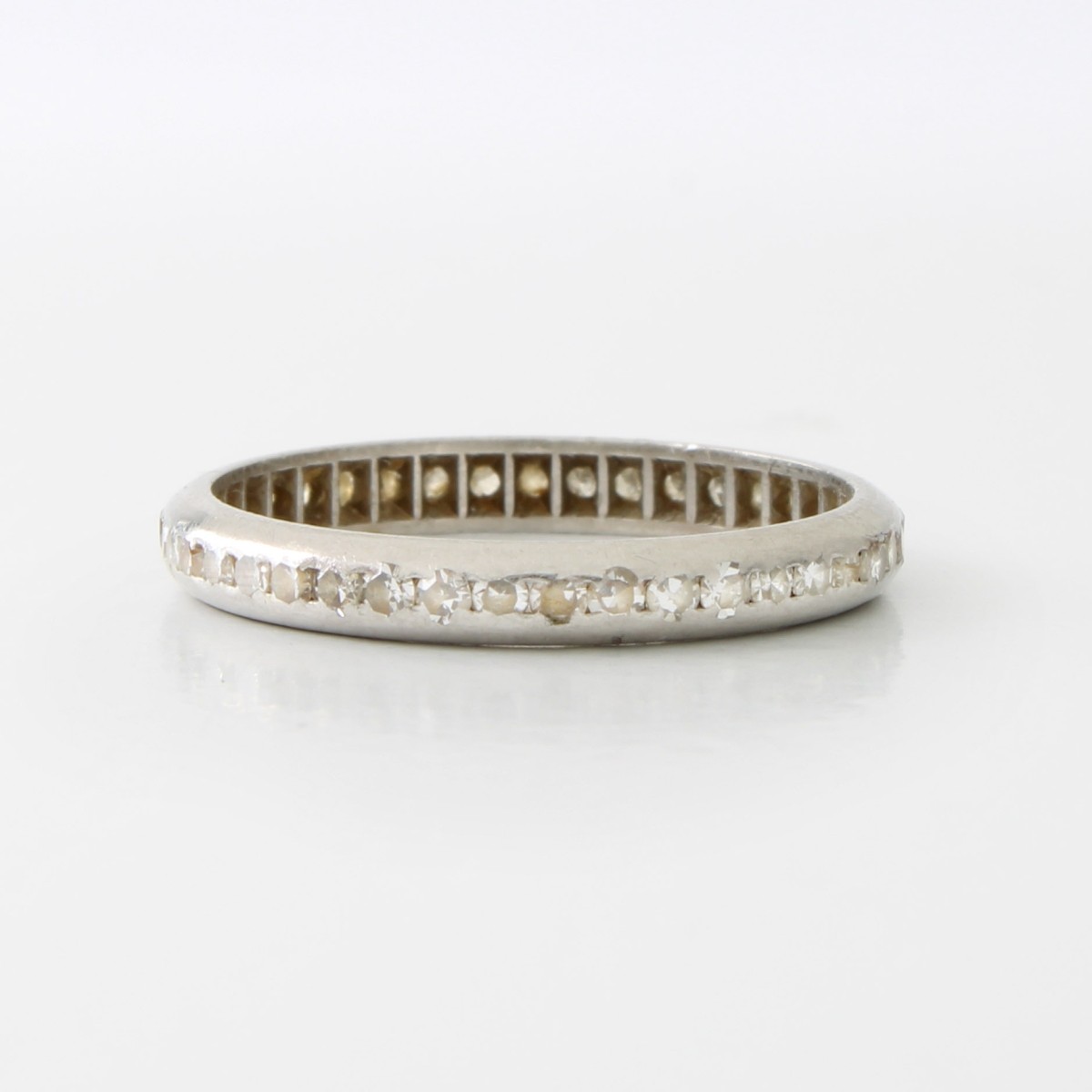 Diamond and Platinum Eternity Band