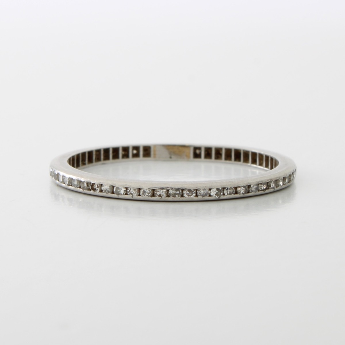 Diamond and Platinum Eternity Band