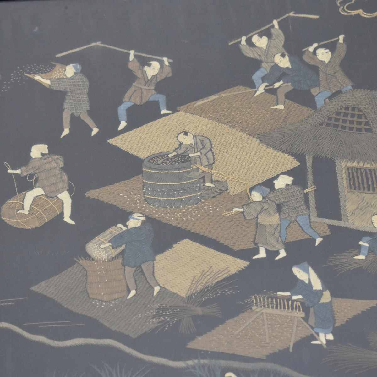 Chinese Silk Embroidered Scene