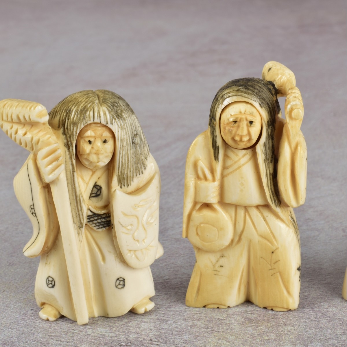 Antique Japanese Carved Netsuke's