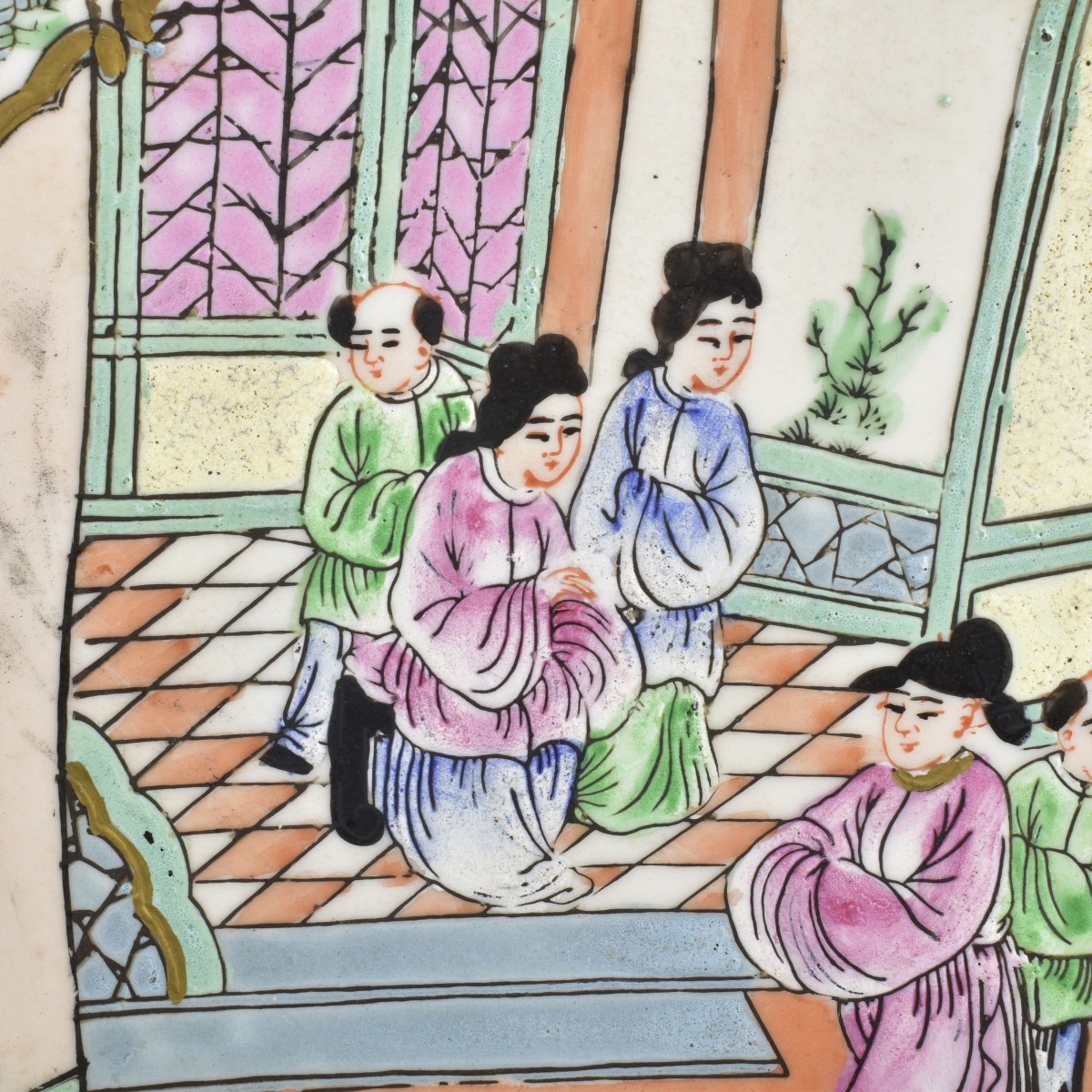 Chinese Rose Medallion Porcelain Pieces