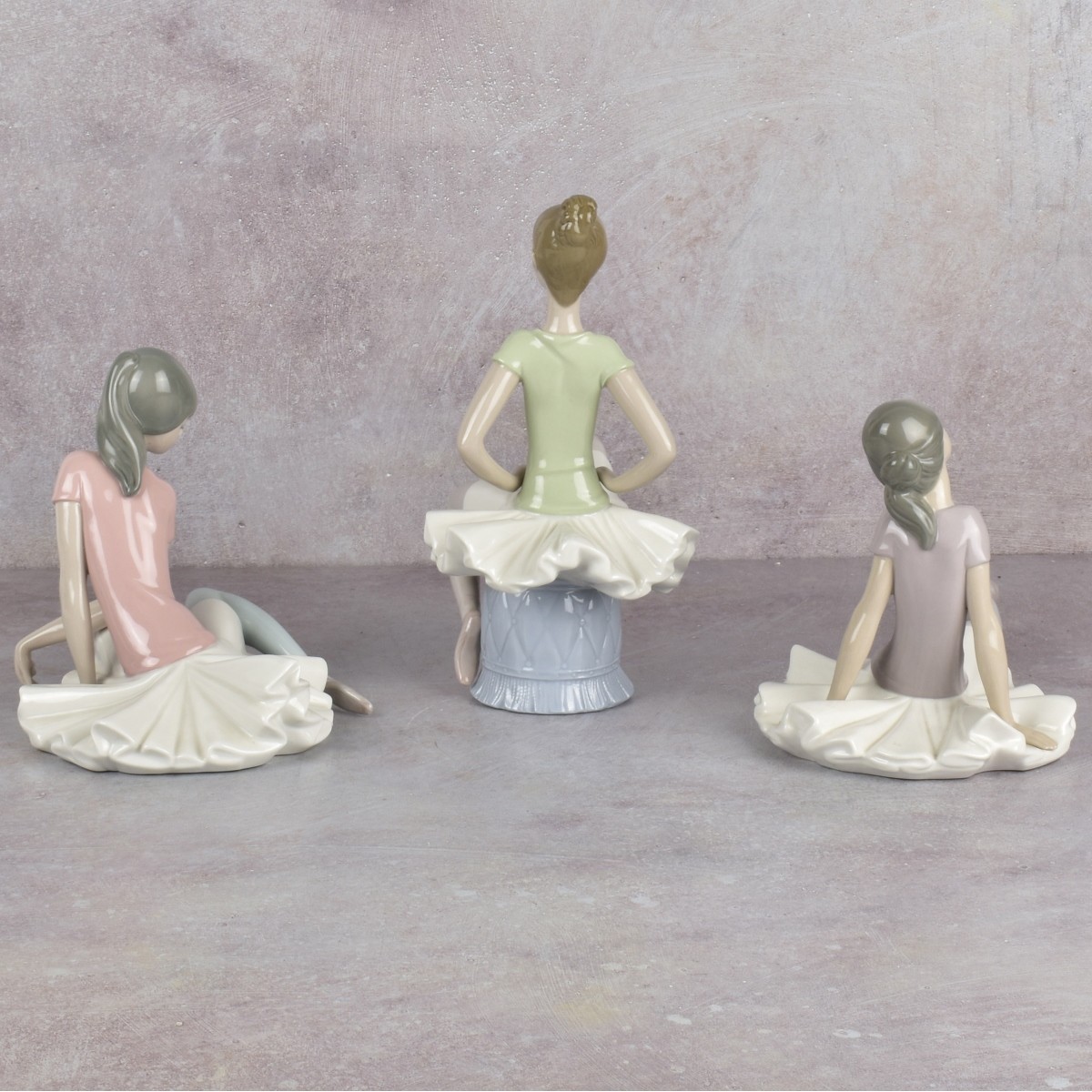 Lladro Spain Gloss Porcelain Sculptures