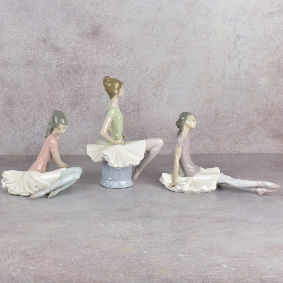 Lladro Spain Gloss Porcelain Sculptures