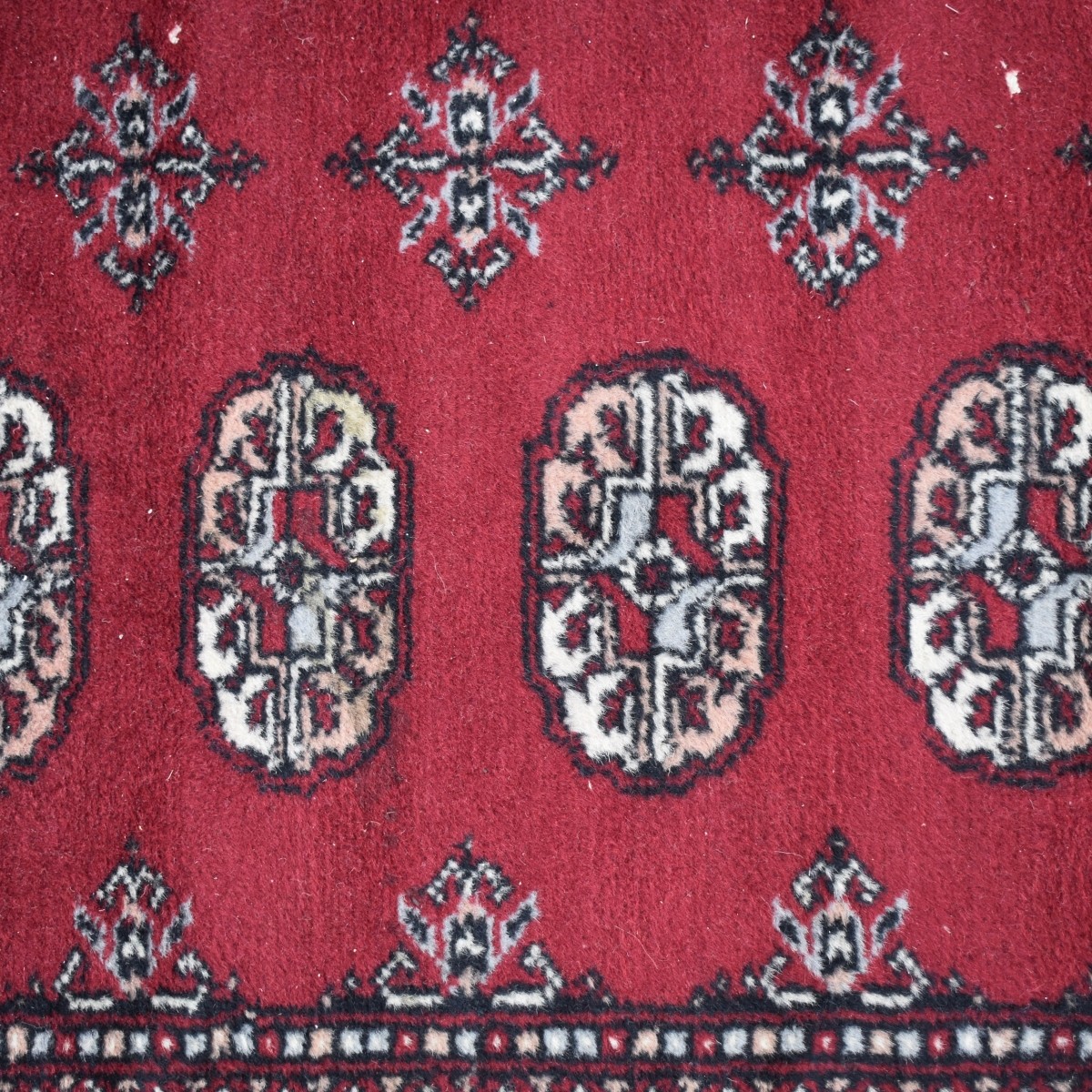 Vintage Persian Bokhara Wool Rug
