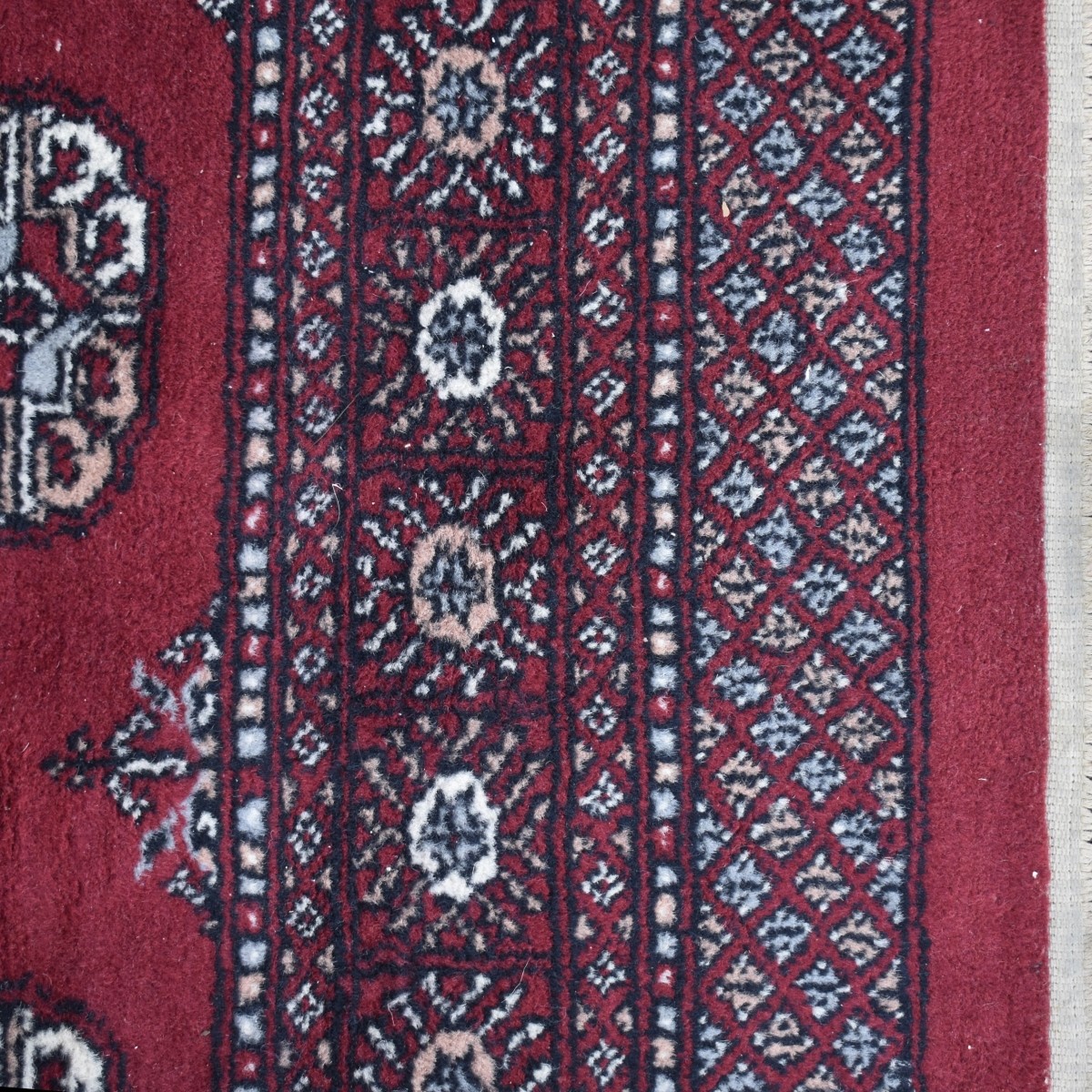 Vintage Persian Bokhara Wool Rug