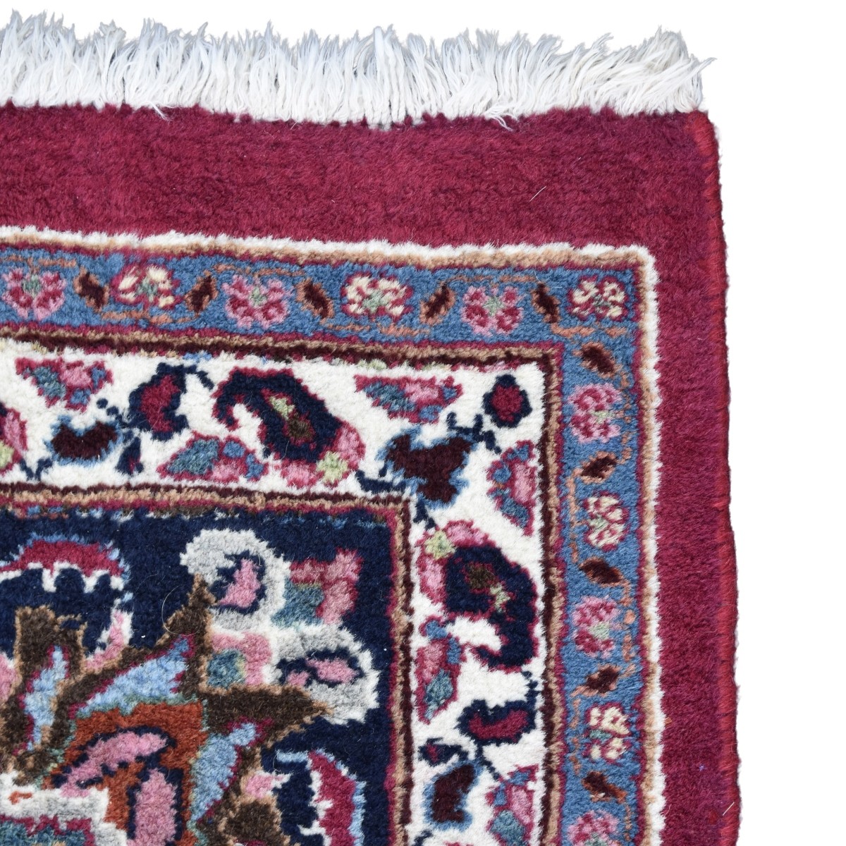 Semi-antique Persian Heriz Wool Rug