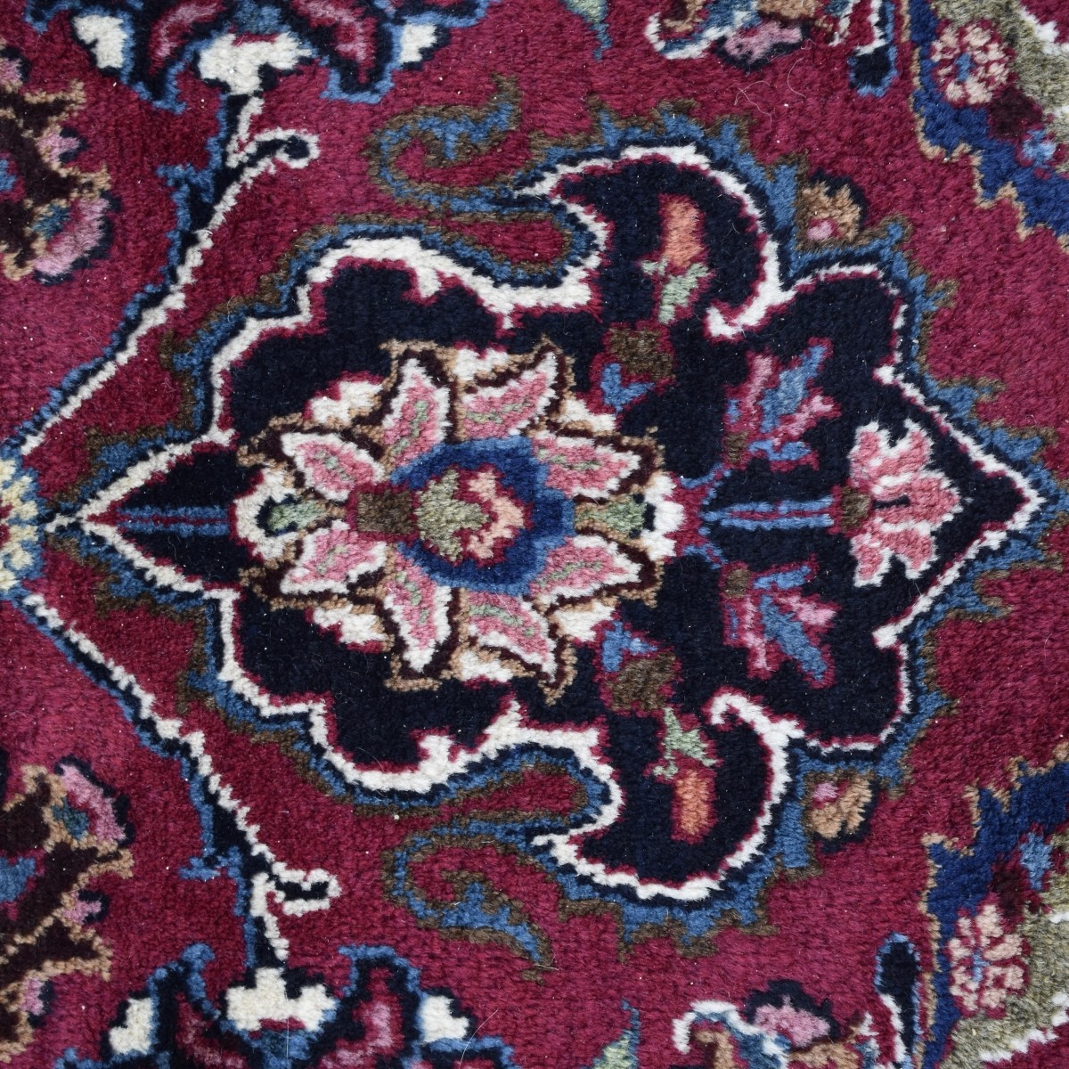 Semi-antique Persian Heriz Wool Rug