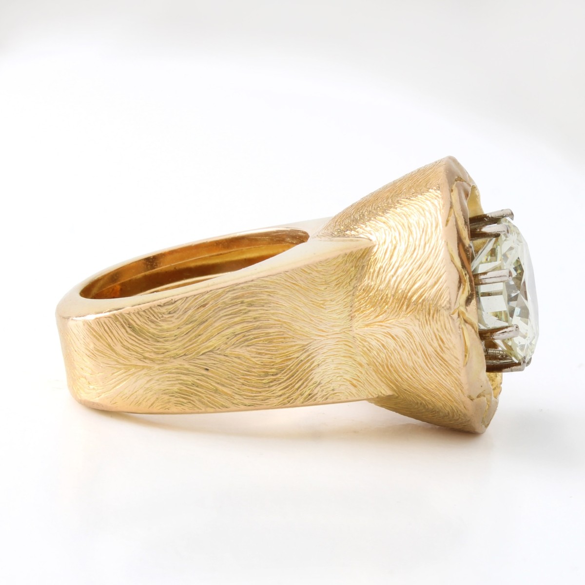 5.15ct Diamond and 18K Ring