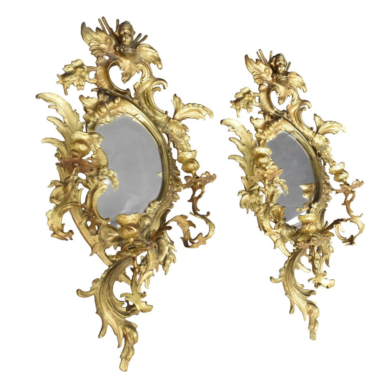 Georgian English Rococo Style Sconces