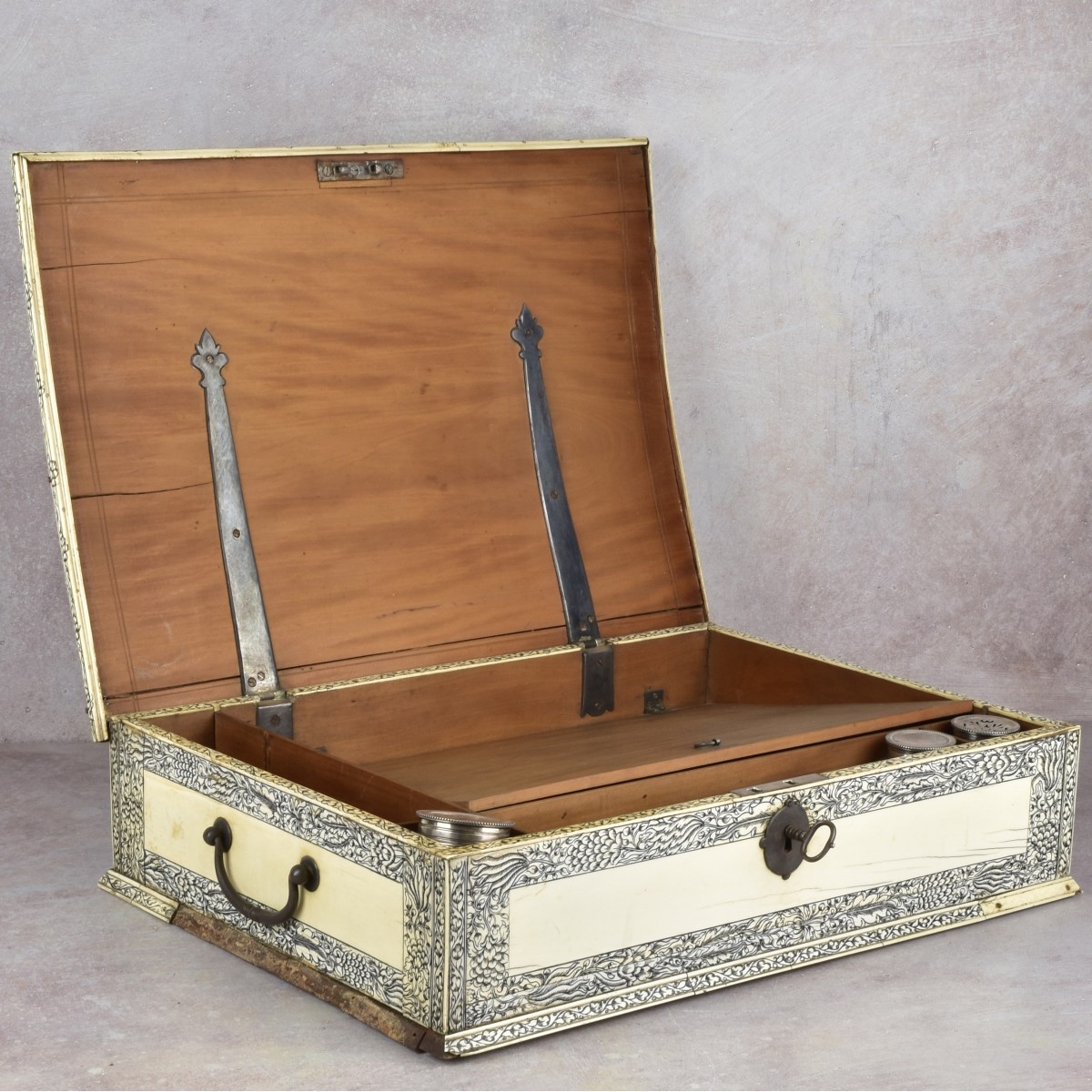 19th Century Anglo Indian Lap Desk