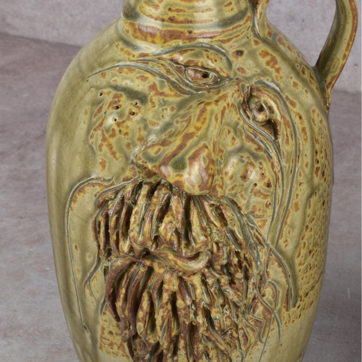 American Pottery Folk Art Face Jugs