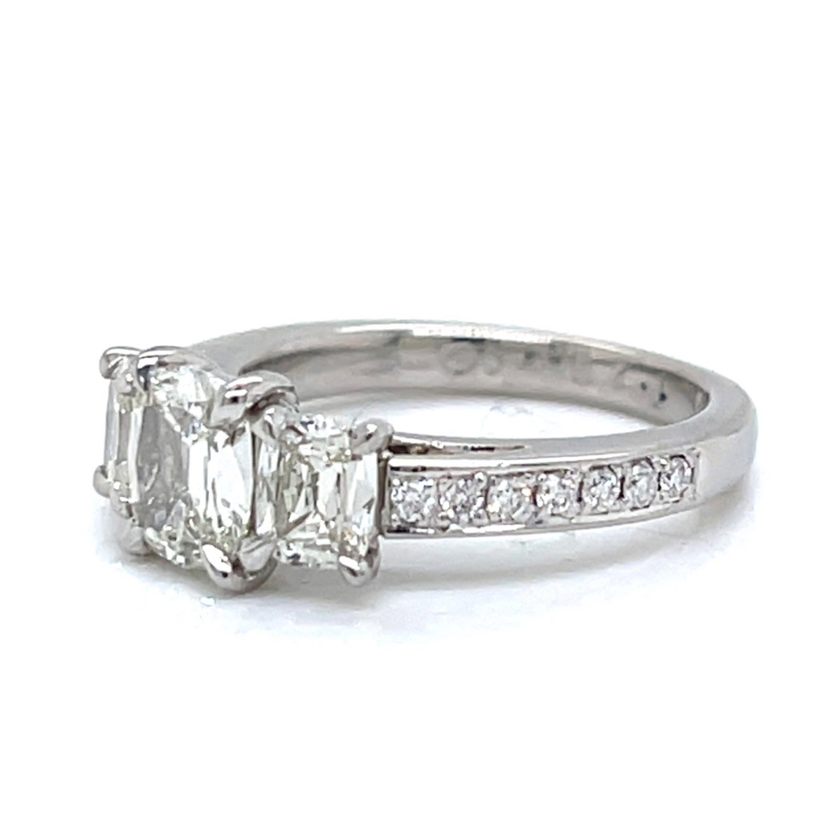 Diamond and Platinum Ring