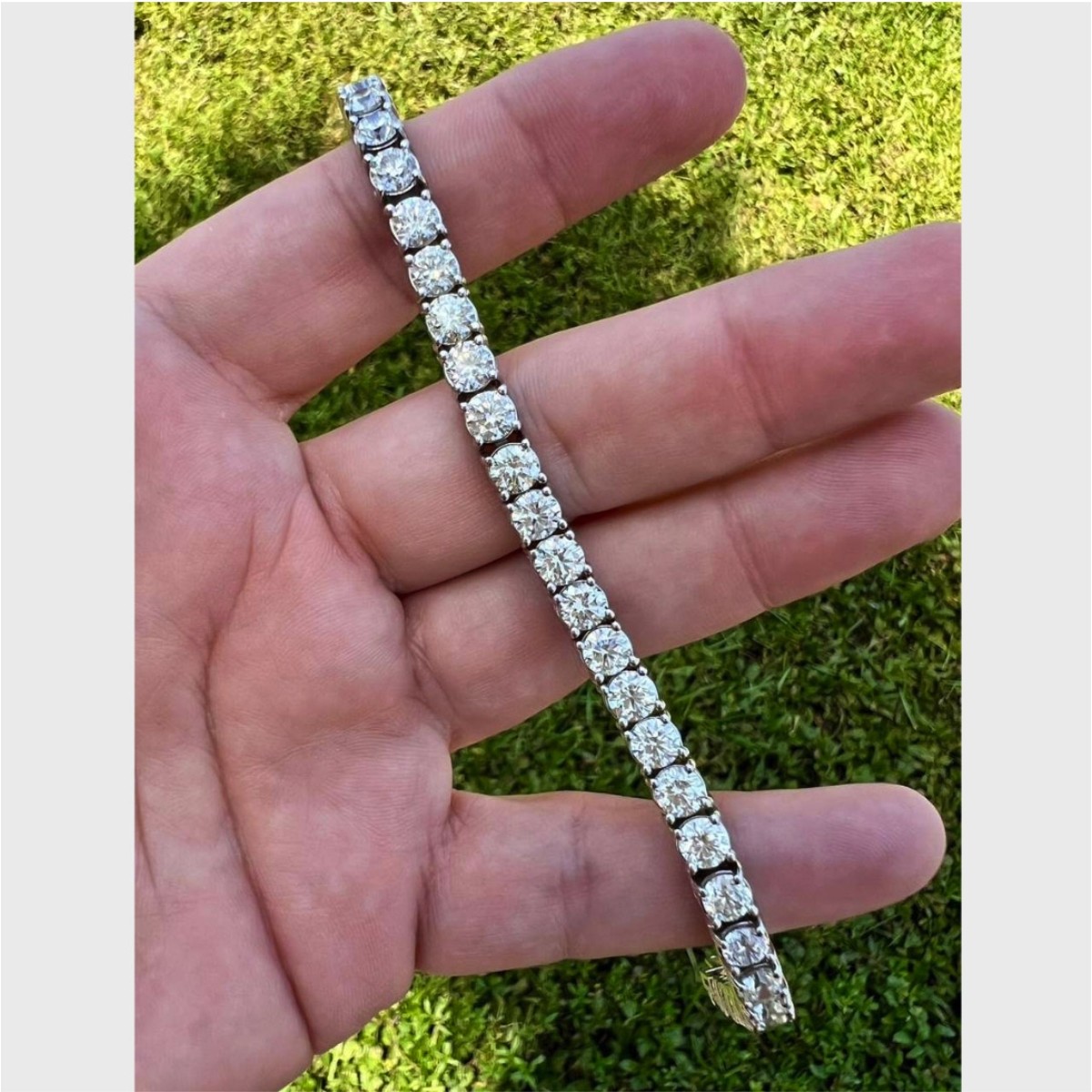 Diamond and 14K Tennis Bracelet