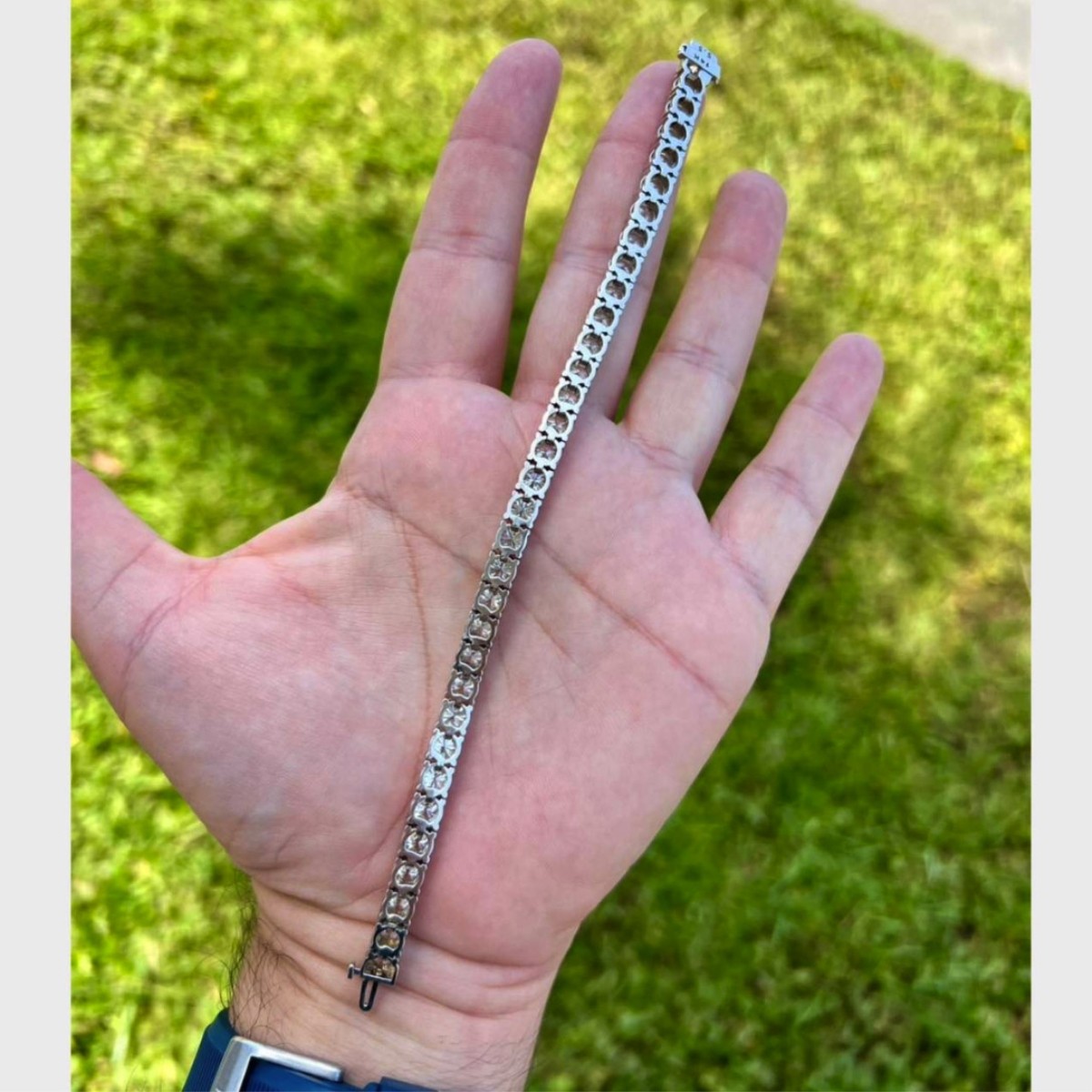 Diamond and 14K Tennis Bracelet