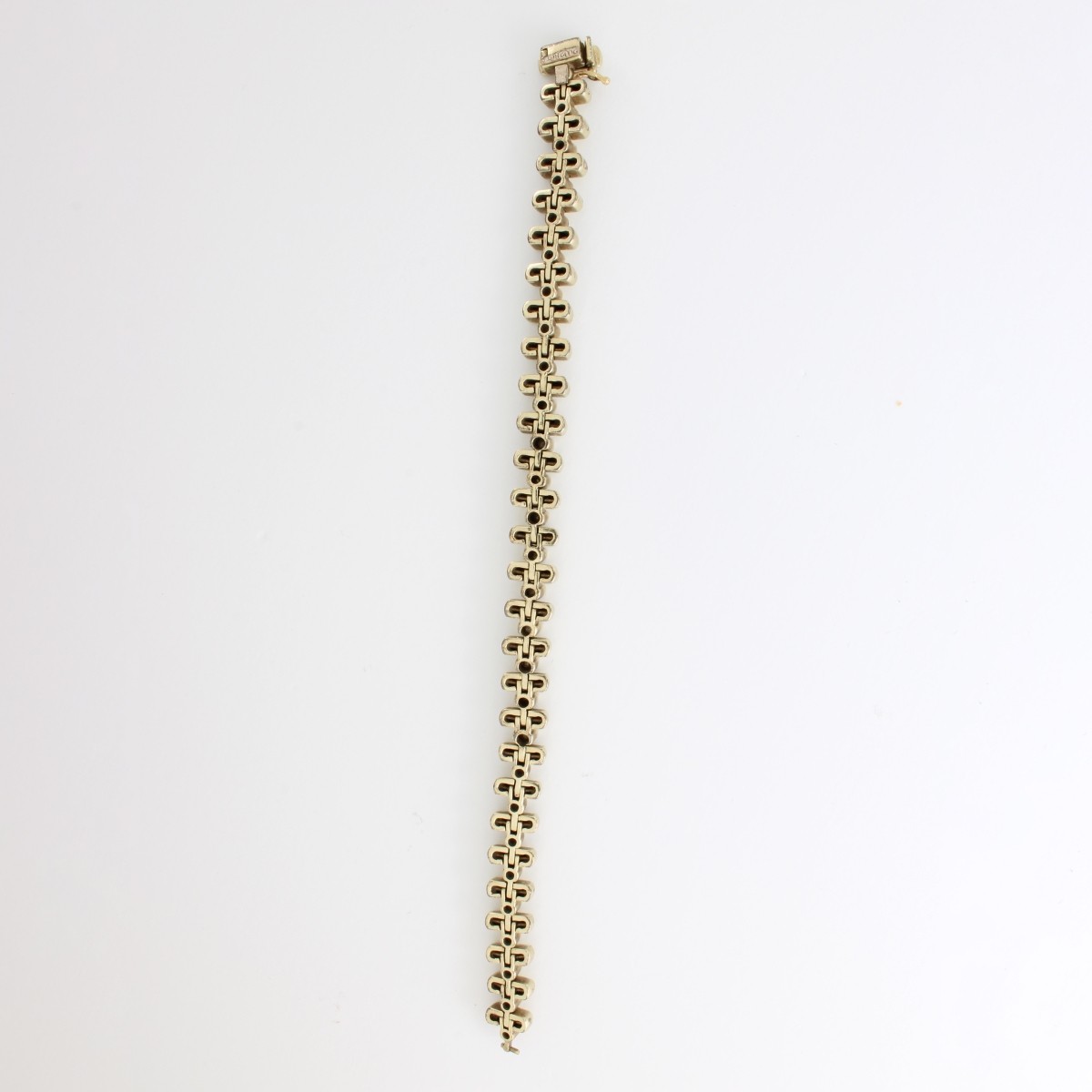 J Hess Diamond and 14K Bracelet