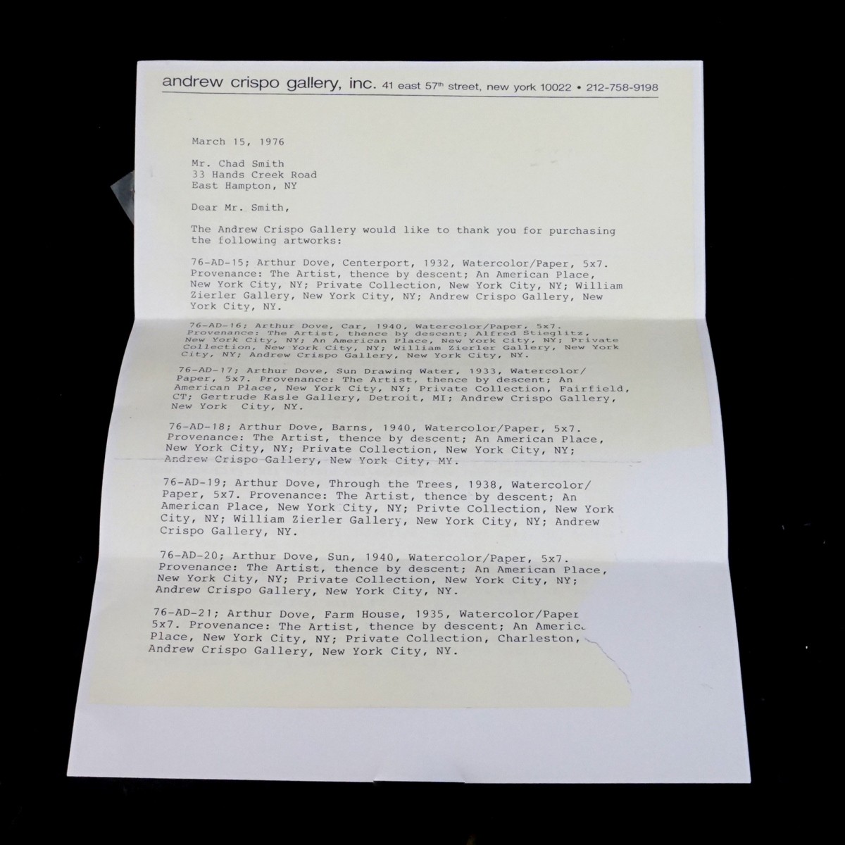 Arthur Dove American-NY (1880-1946)