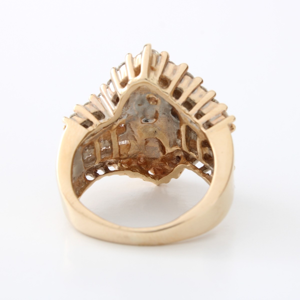 Tourmaline, Diamond and 14K Ring