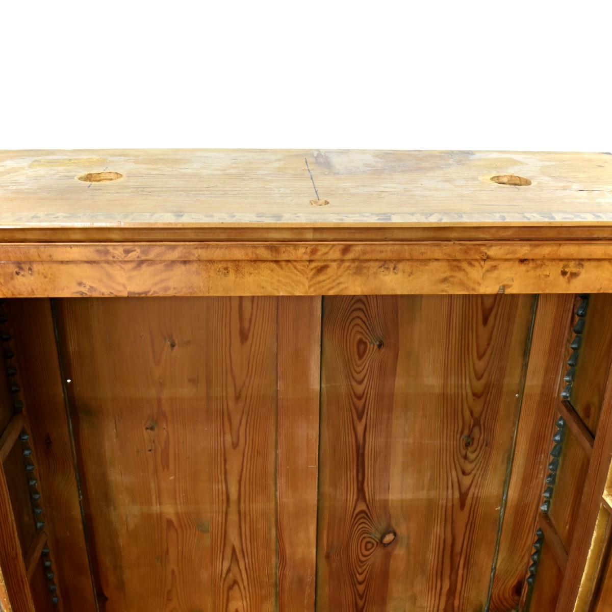 Antique Biedermeier Karelian Birch Cabinet