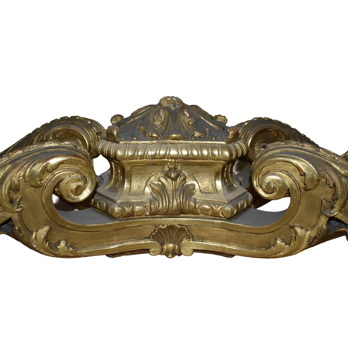 Antique Gilt Wood and Marble Table