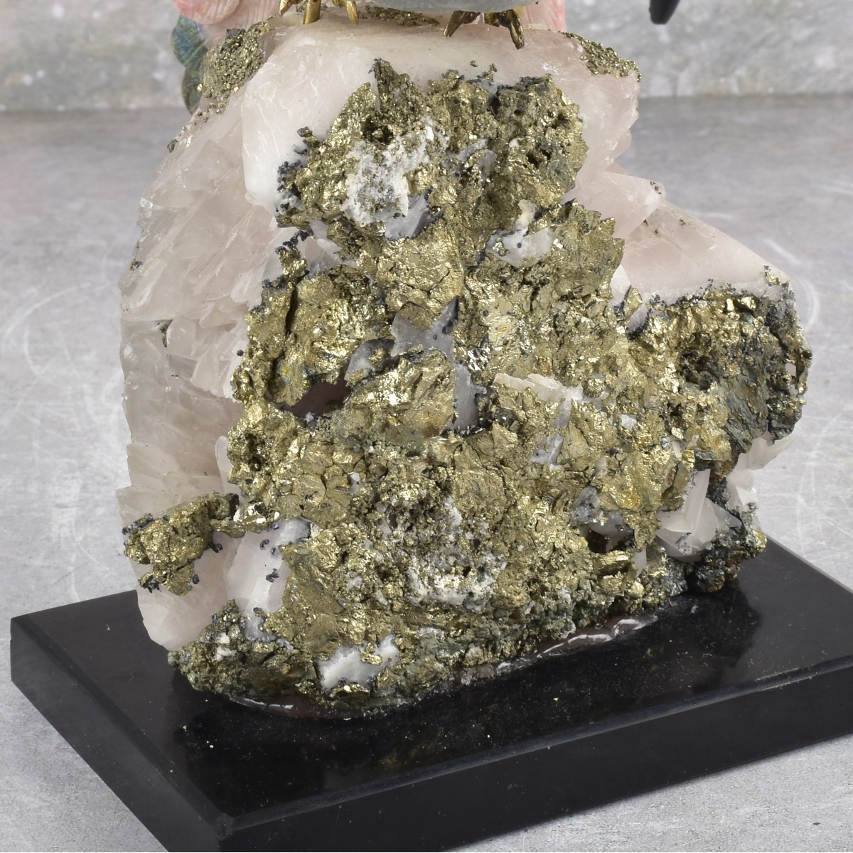 Carved Gemstone Parrot