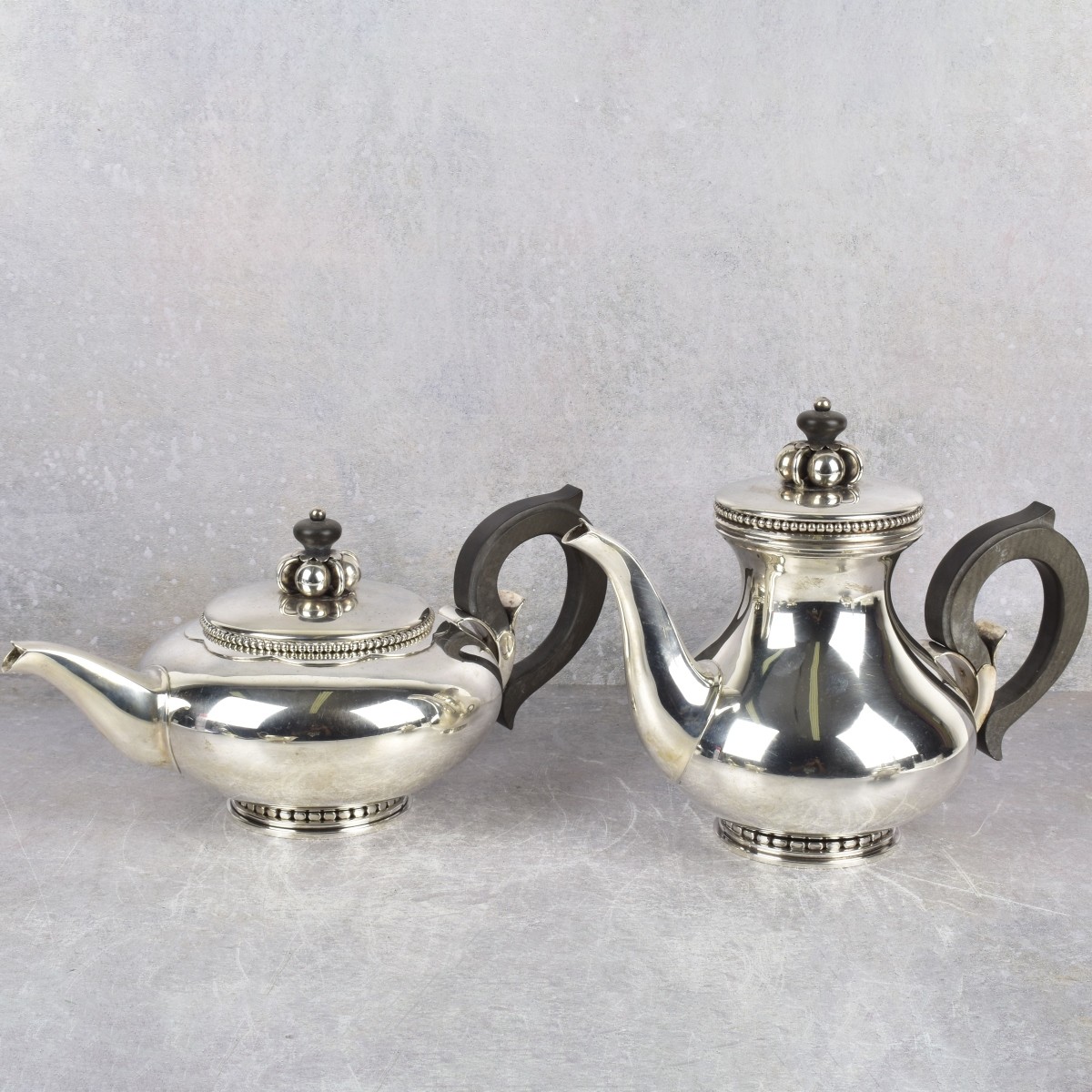 Alphonse La Paglia Sterling Silver Tea Set