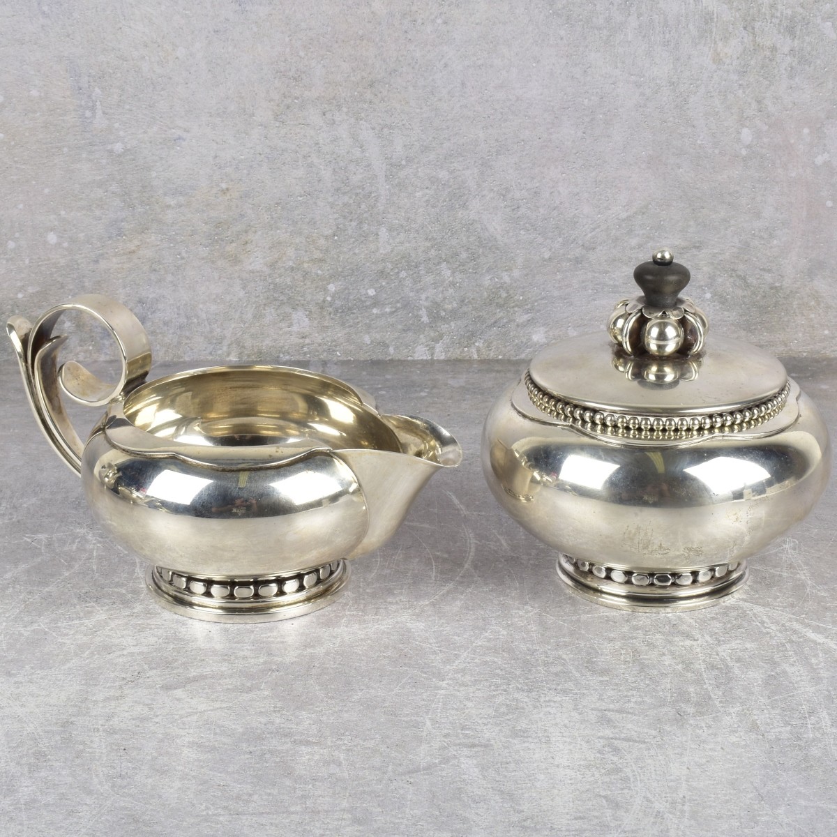 Alphonse La Paglia Sterling Silver Tea Set
