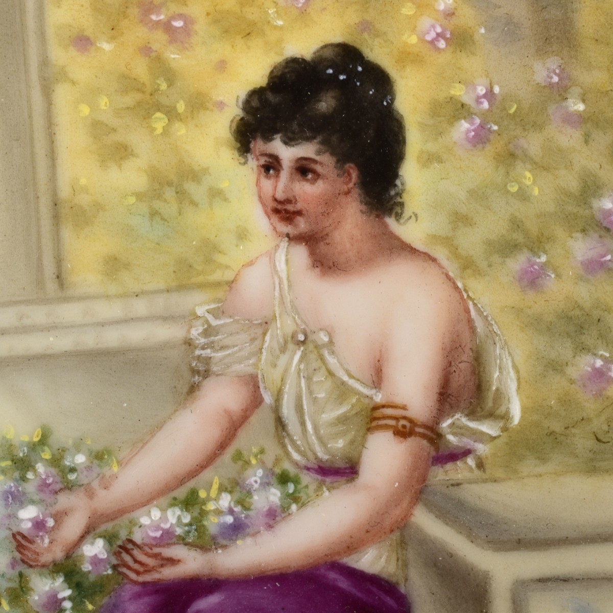 19/20th Century Royal Vienna Hand-Painted Cabinet