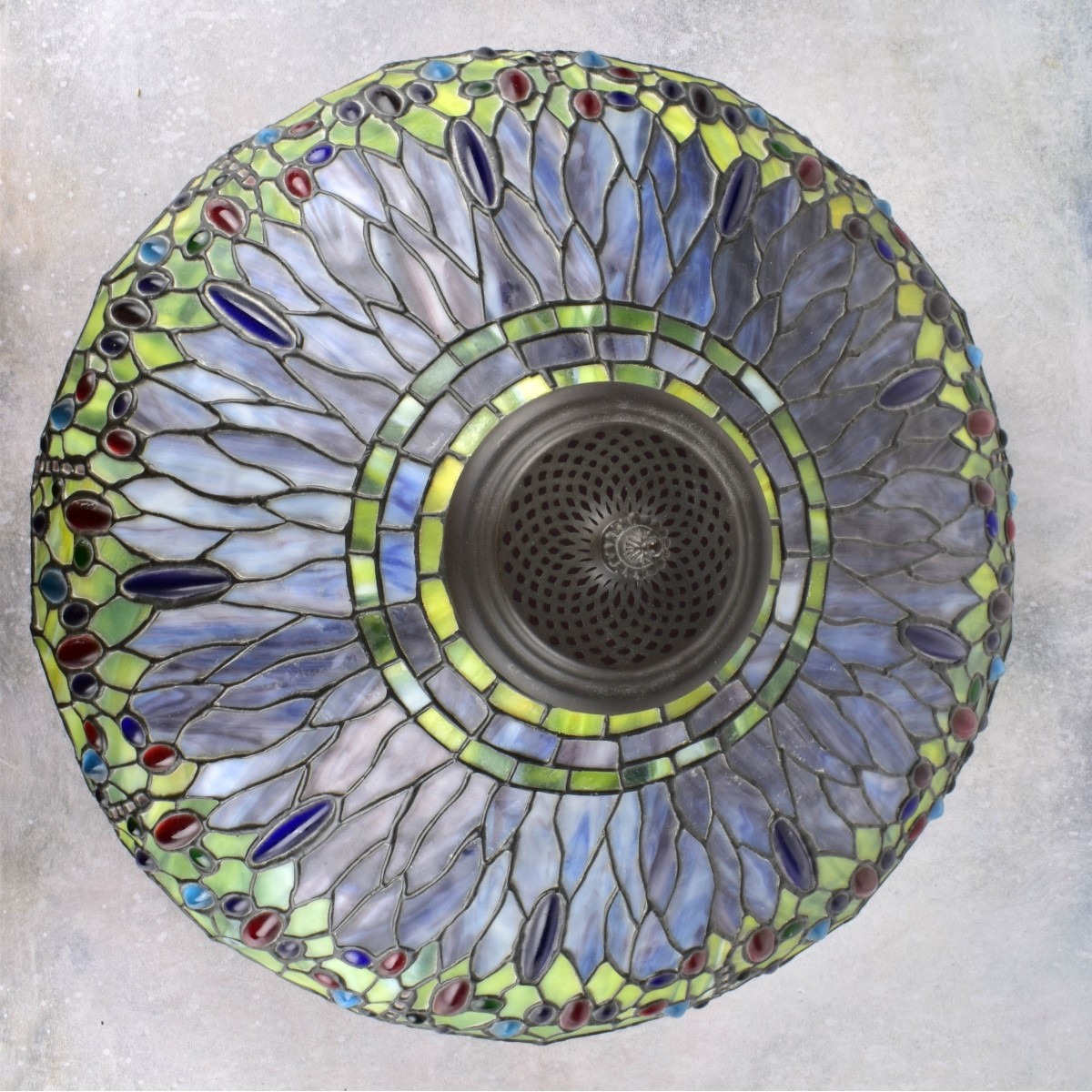 Vintage Tiffany Style Dragonfly Lamp