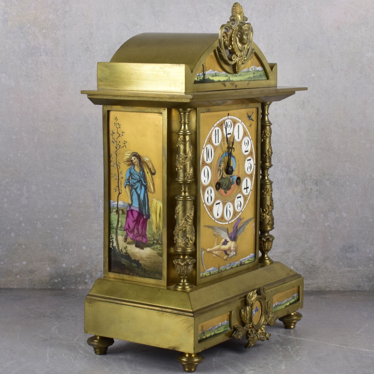 Russian Clock Garniture Set