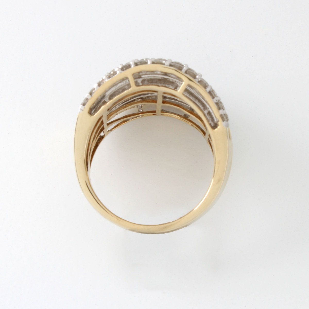 Diamond and 10K Ring