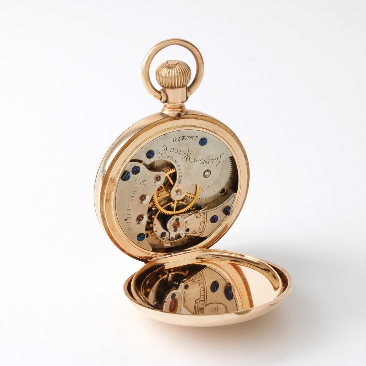 Illinois Watch Co 14K Pocket Watch