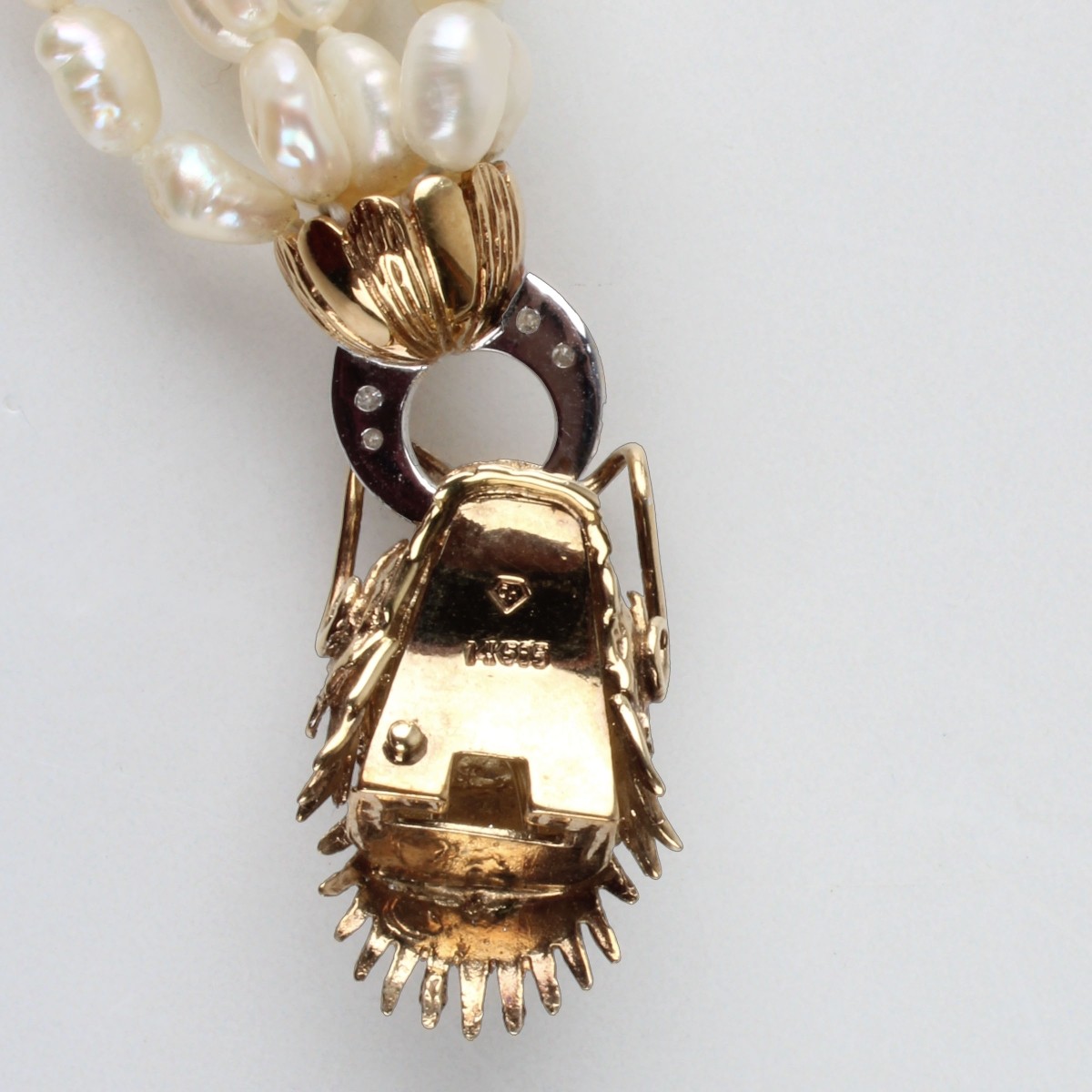 Pearl and 14K Necklace